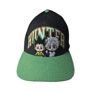 Hunter Anime Black and Green Cap Adult Size OS